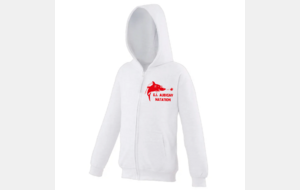 Sweat à capuche zippé club